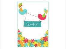 63 Blank Farewell Card Template Online Now for Farewell Card Template Online