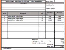 63 Blank Tax Invoice Format Vat Download for Tax Invoice Format Vat