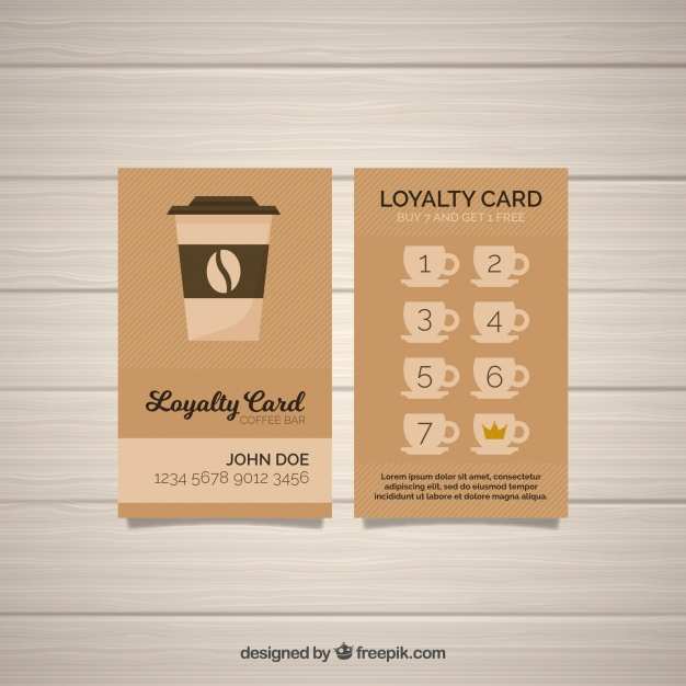 63 Create Coffee Loyalty Card Template Free Download Photo by Coffee Loyalty Card Template Free Download