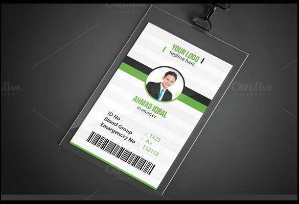 63 Create Employee Id Card Template Psd Free Download With Stunning Design with Employee Id Card Template Psd Free Download