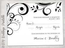 63 Creating Rsvp Card Template For Word For Free for Rsvp Card Template For Word
