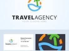 Travel Agency Business Card Design Template