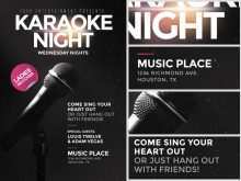 63 Creative Free Karaoke Flyer Template in Photoshop by Free Karaoke Flyer Template