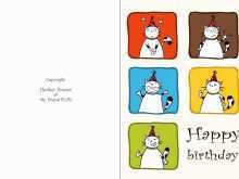 Funny Birthday Card Template Free Printable
