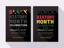 63 Customize Black History Month Flyer Template for Ms Word by Black History Month Flyer Template
