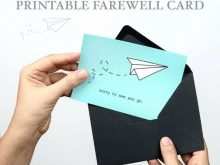 63 Customize Our Free Farewell Card Template Word With Stunning Design by Farewell Card Template Word