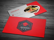 63 Customize Our Free Name Card Template Restaurant For Free by Name Card Template Restaurant