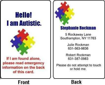63 Format Autism Id Card Template with Autism Id Card Template