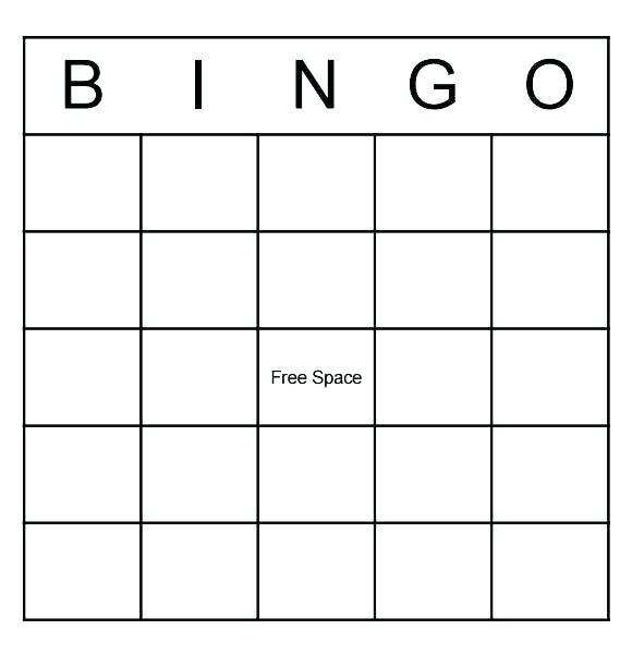 Free Printable Blank Bingo Cards 4X4 If A Set Doesn t Have Enough 