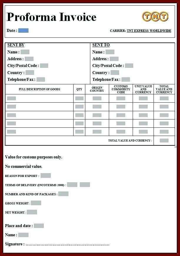 Проформа ижевск. Проформа инвойс. Инвойс TNT. Счет проформа. Proforma Invoice образец.