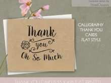 63 Format Thank You Card Template Rustic For Free by Thank You Card Template Rustic