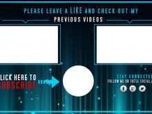 63 Free End Card Template Youtube Layouts by End Card Template Youtube