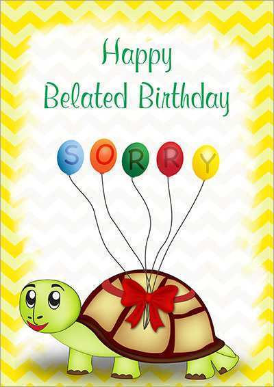 63 How To Create Belated Birthday Card Template for Ms Word with Belated Birthday Card Template