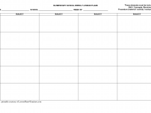 63 Online Class Schedule Template Elementary School Formating with Class Schedule Template Elementary School