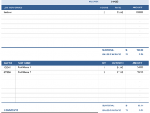 68 printable garage invoice template free maker by garage invoice