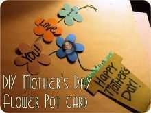63 Printable Flower Pot Mothers Day Card Template Templates for Flower Pot Mothers Day Card Template