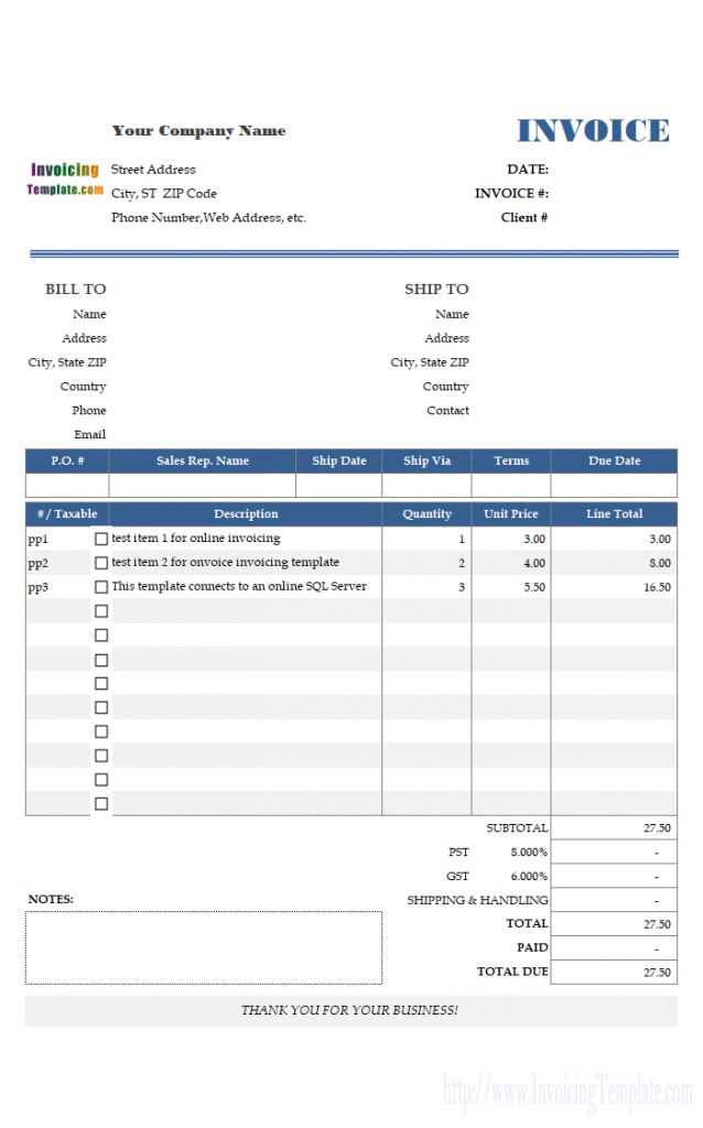63 Printable Motor Vehicle Invoice Template For Free by Motor Vehicle Invoice Template