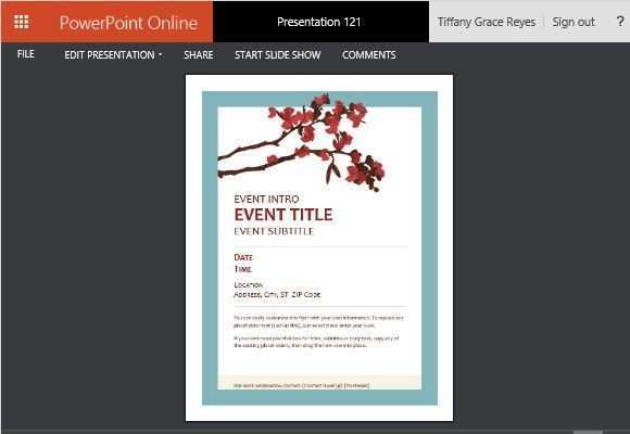 63 Report Flyer Powerpoint Template Now with Flyer Powerpoint Template
