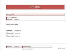 63 Report Quick Meeting Agenda Template Layouts with Quick Meeting Agenda Template