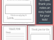 63 Report Thank You Card Template Child Templates with Thank You Card Template Child
