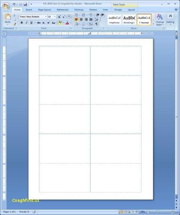 63 Standard Card Layout Template For Word Layouts for Card Layout Template For Word