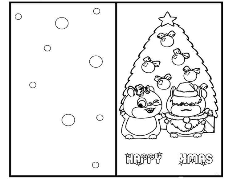 63 Standard Christmas Card Template For Colouring Now by Christmas Card Template For Colouring