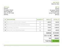 63 Standard Company Invoice Format Excel For Free by Company Invoice Format Excel