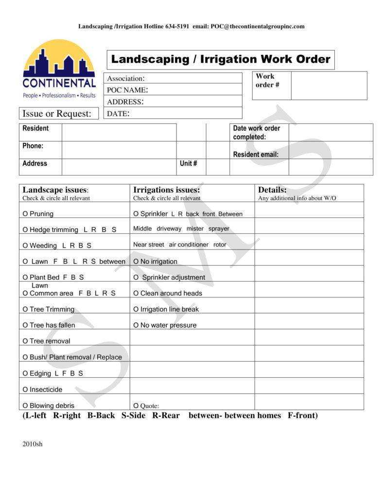 landscape design invoice template cards design templates