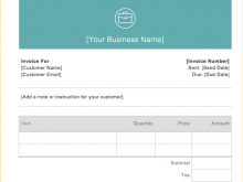 63 Standard Tax Invoice Template For Sole Trader Photo for Tax Invoice Template For Sole Trader