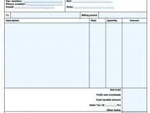 Invoice Format Docx