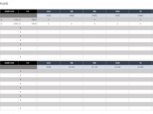 Class Timetable Template Doc