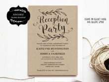 63 Wedding Reception Card Templates Layouts for Wedding Reception Card Templates