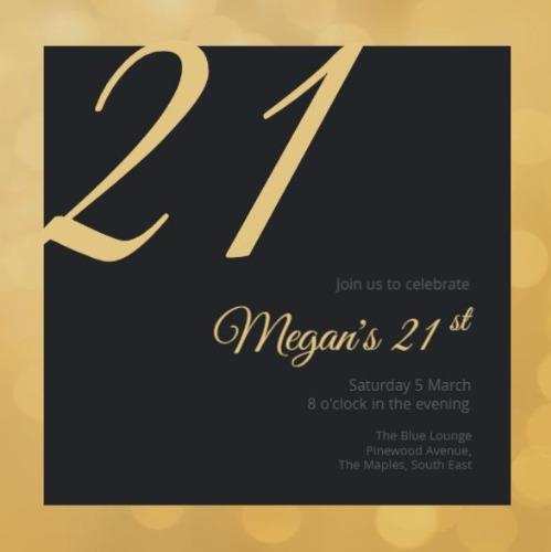 64 Adding 21St Birthday Card Invitation Templates Maker by 21St Birthday Card Invitation Templates