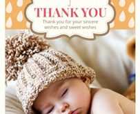 64 Adding Thank You Card Template Baby With Stunning Design by Thank You Card Template Baby