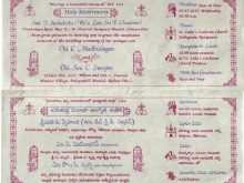 64 Adding Wedding Card Templates Telugu for Ms Word with Wedding Card Templates Telugu