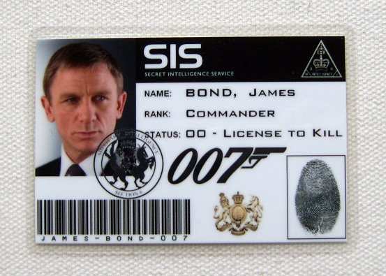 64 Best 007 Id Card Template Photo with 007 Id Card Template
