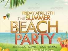 64 Best Beach Party Flyer Template Free Psd with Beach Party Flyer Template Free Psd