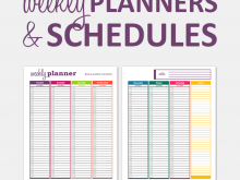 School Planner Excel Template