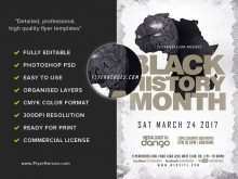 64 Black History Month Flyer Template With Stunning Design with Black History Month Flyer Template