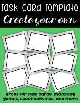 64 Blank Card Matching Template Download by Card Matching Template