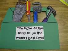 64 Blank Father S Day Toolbox Card Template Formating by Father S Day Toolbox Card Template