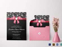 64 Blank Invitation Card Template Debut for Ms Word by Invitation Card Template Debut