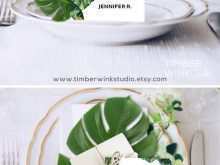 64 Blank Name Card Template For Table Settings Formating with Name Card Template For Table Settings