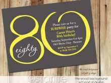 64 Create 80Th Birthday Card Template Free Download by 80Th Birthday Card Template Free