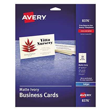 64 Create Avery Business Card Template 38876 Layouts for Avery Business Card Template 38876
