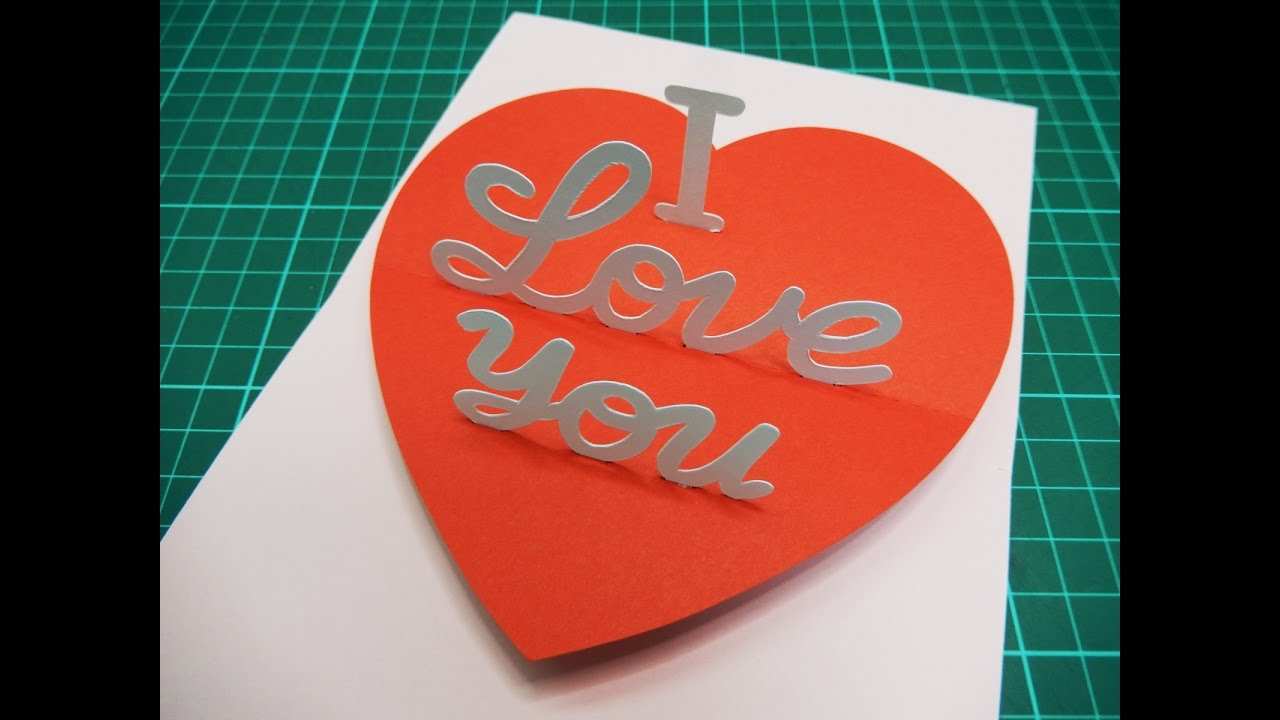 64 Create Pop Up Card Tutorial I Love You in Word with Pop Up Card Tutorial I Love You