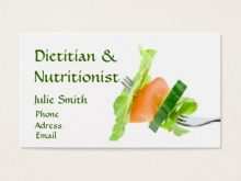 64 Creating Business Card Template Dietitian for Ms Word by Business Card Template Dietitian