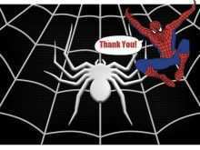 64 Creating Spiderman Thank You Card Template Photo with Spiderman Thank You Card Template