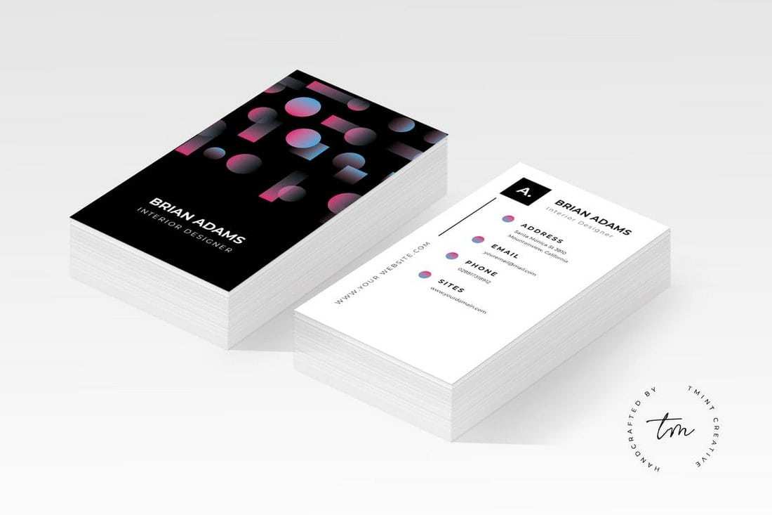 64 Creating Vertical Business Card Template Indesign With Stunning Design with Vertical Business Card Template Indesign