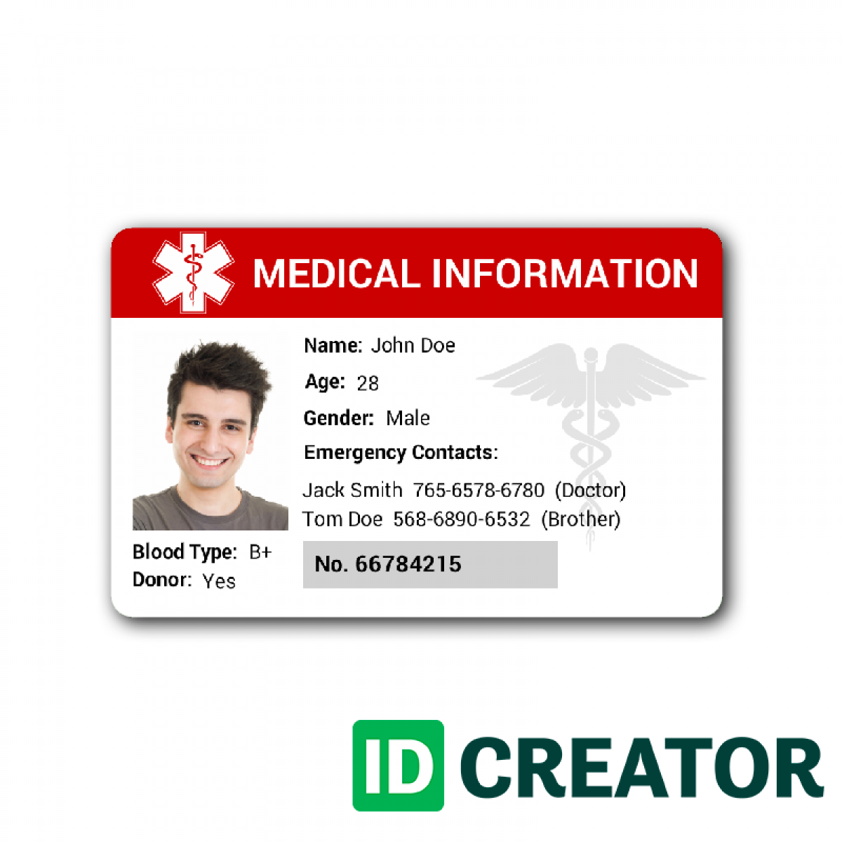 25 Creative Hospital Id Card Template Free Download Maker for Regarding Hospital Id Card Template